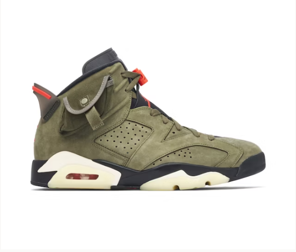 Air Jordan 6 x Travis Scott "Medium Olive"