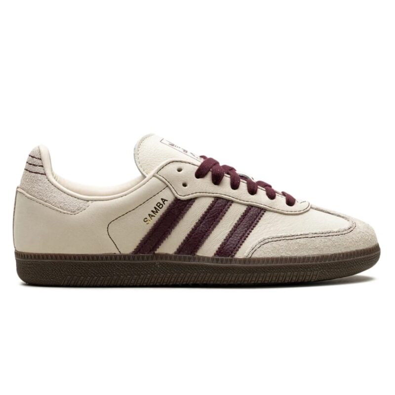 Adidas Samba "Wonder White Maroon"