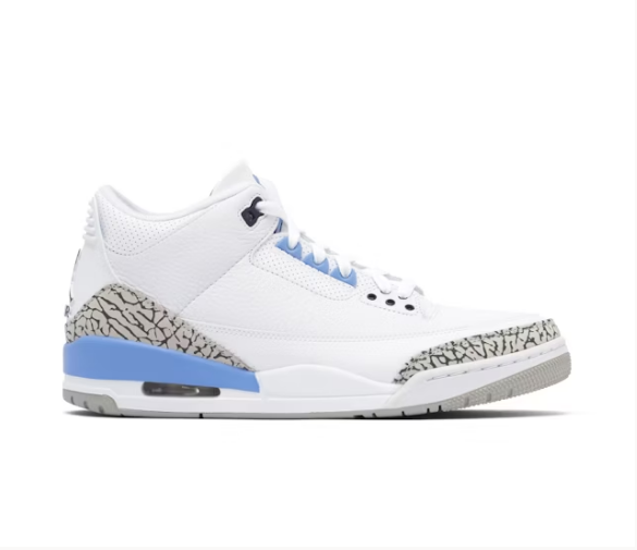 Air Jordan 3 UNC White