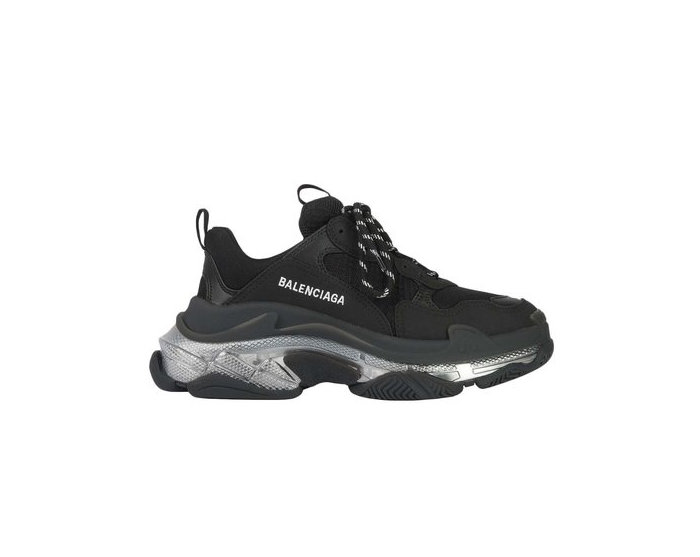 Balenciaga Triple S Clear Sole Black Iridescent