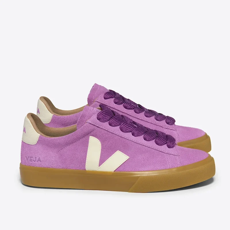 Veja Campo Bold Suede Mulberry Pierre
