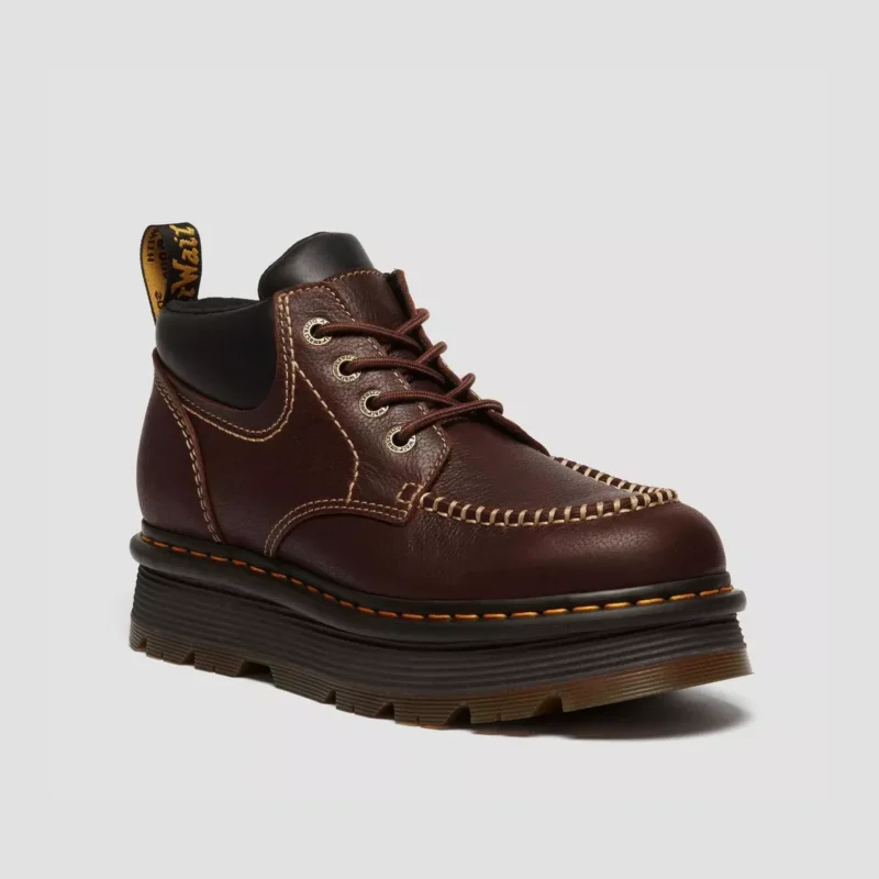 Dr. Martens Zebzag Leather 4-Eyelet Ankle Boots