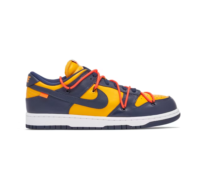 Off-White x Nike SB Dunk Low University Gold