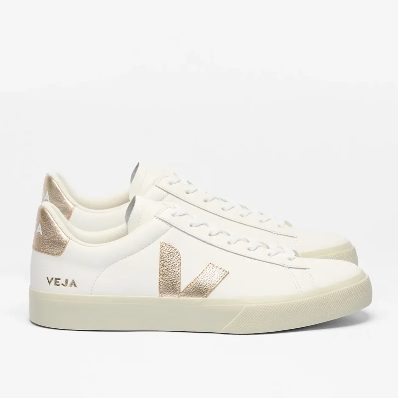 Veja Campo Leather White Platine