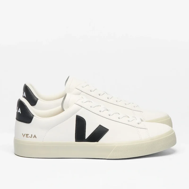 Veja Campo Leather White Black