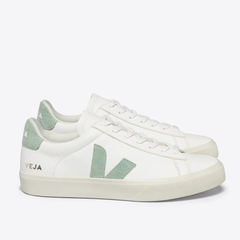 Veja Campo Leather White Matcha
