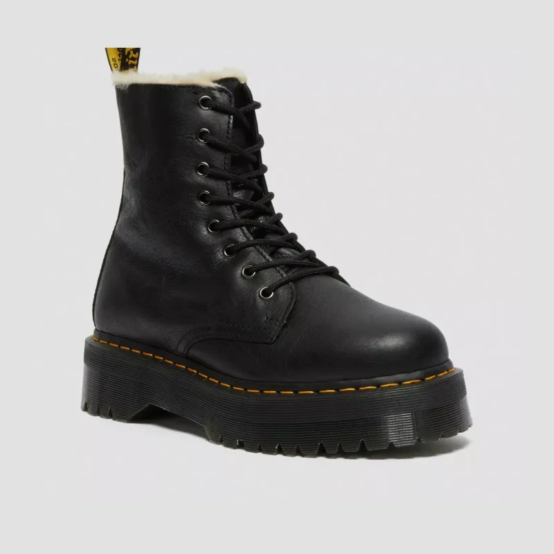 Dr. Martens Jadon Platform Synthetic Lined Leather Boots