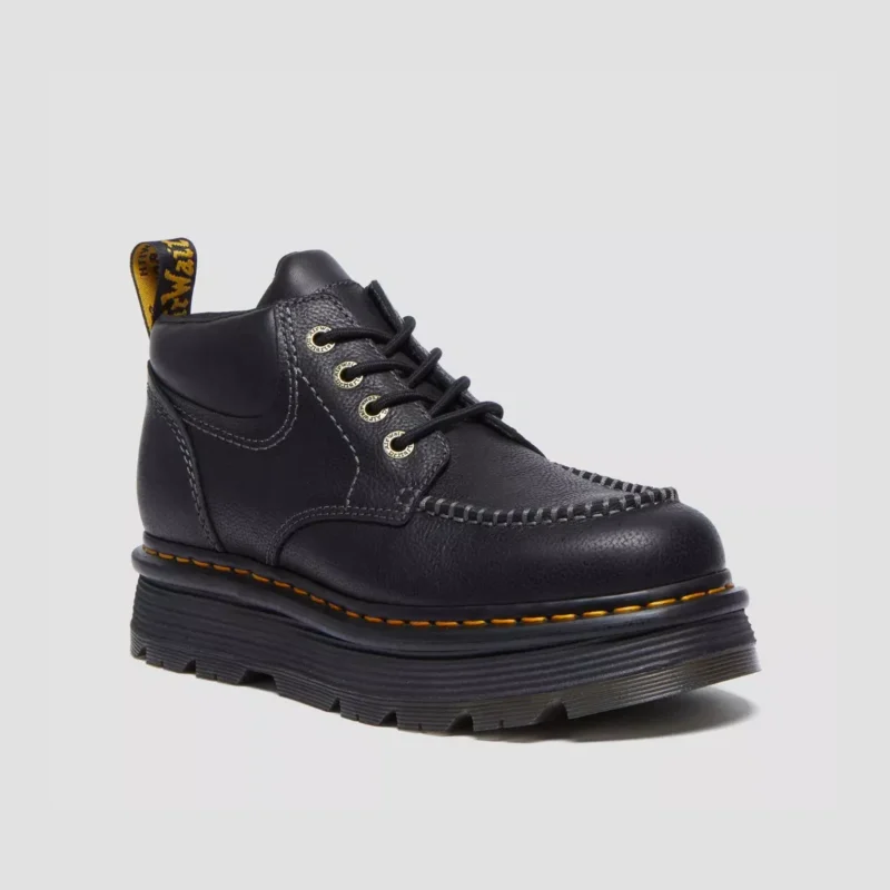 Dr. Martens Zebzag Leather 4-Eyelet Ankle Boots