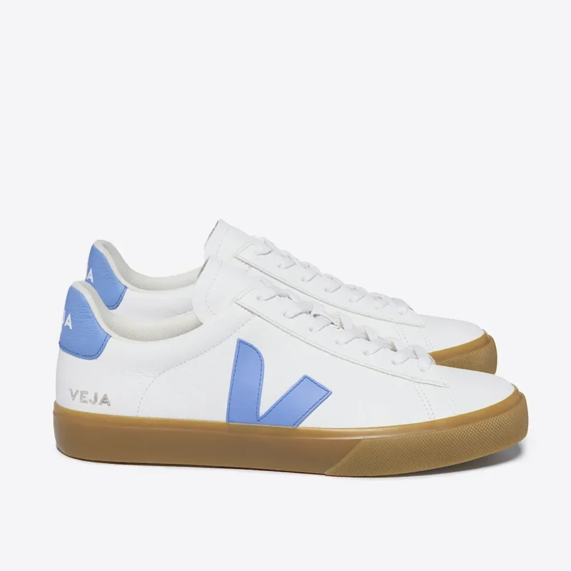 Veja Campo Leather White Aqua Natural