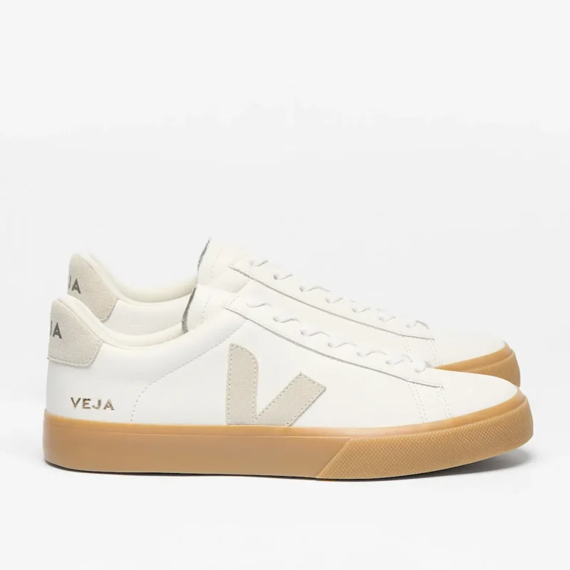 Veja Campo Leather White Natural Natural