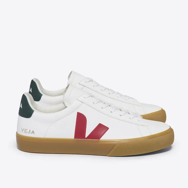 Veja Campo Leather White Pekin Poker Natural