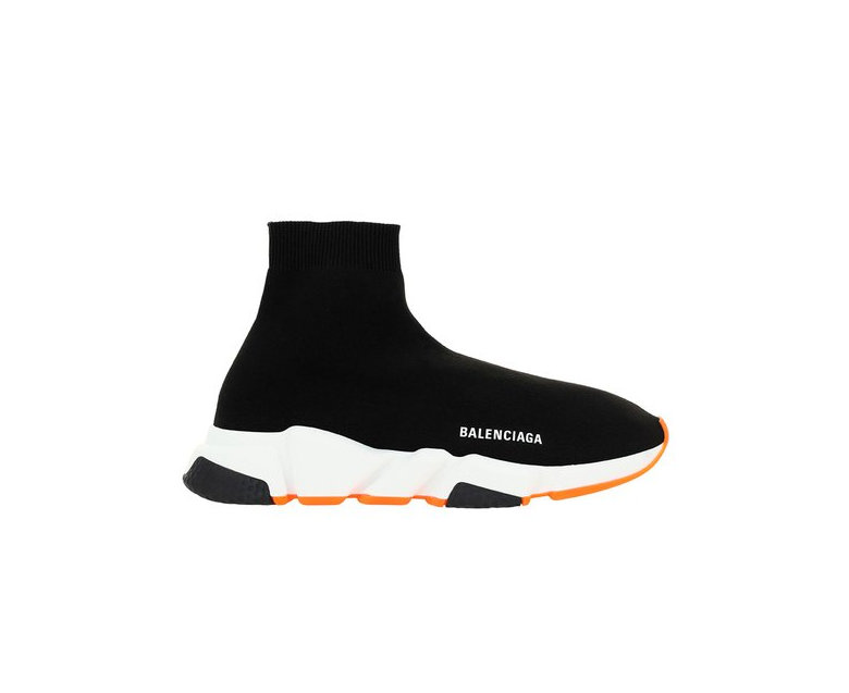 Balenciaga Speed Trainer Sole Black Fluo Orange