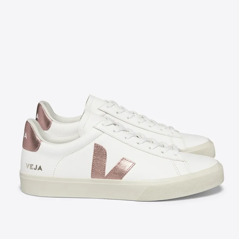Veja Campo Leather White Nacre