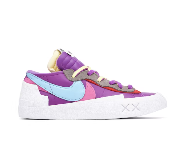 KAWS x Sacai x Nike Blazer Low Purple