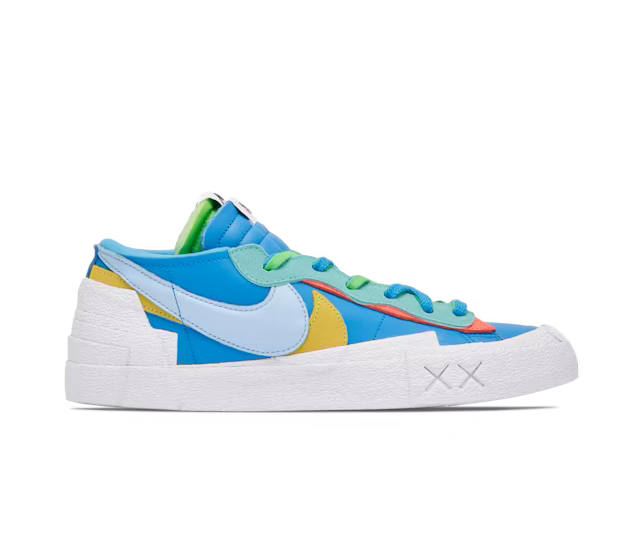 KAWS x Sacai x Nike Blazer Low Blue Multi