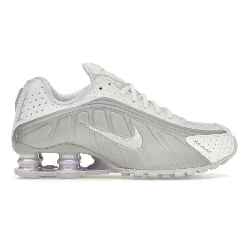 Nike Shox R4 "White Metallic Platinum Barely Grape"