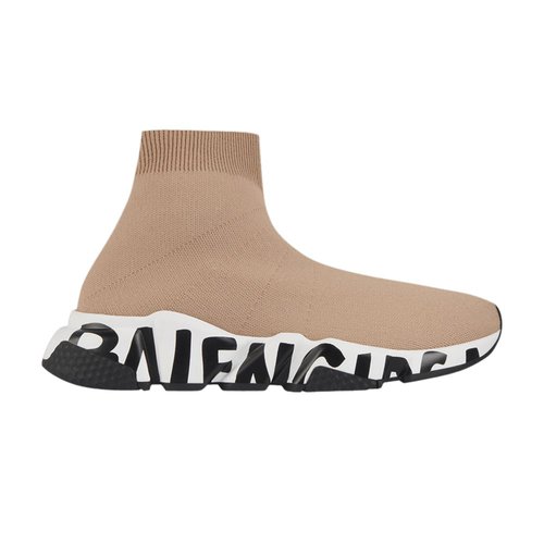 Balenciaga Speed Trainer Midsole Graffiti - Beige