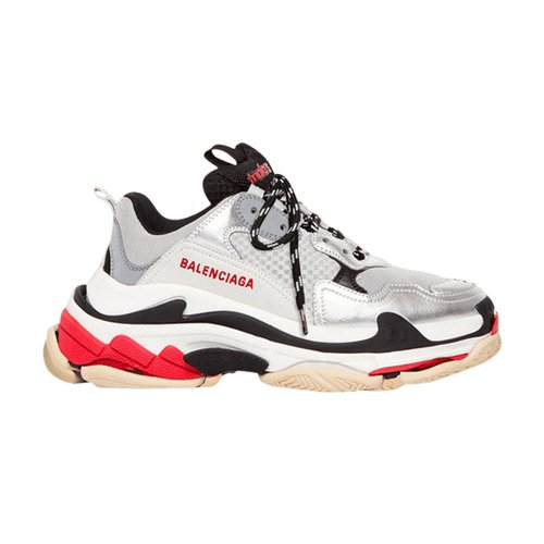 Balenciaga Triple S 2019 Red Silver White