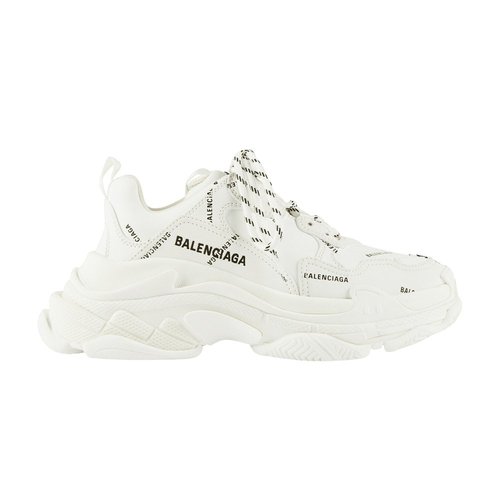 Balenciaga Triple S All Over Logo - White