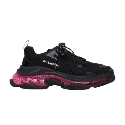 Balenciaga Triple S Clear Sole - Black Pink Neon
