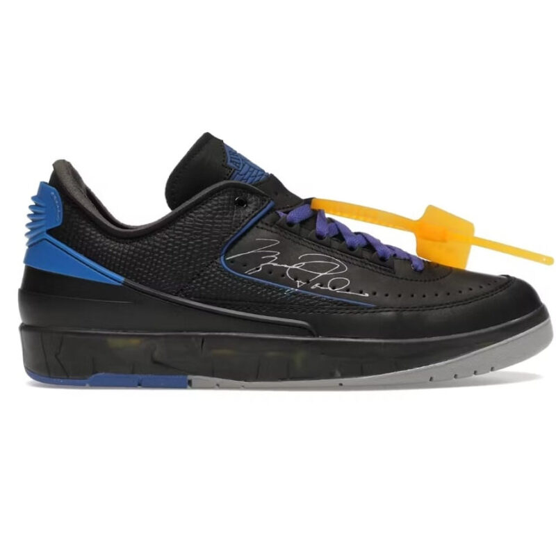 Jordan 2 Retro Low SP x Off-White Black Blue