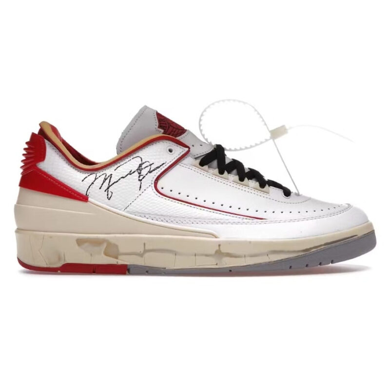 Jordan 2 Retro Low SP x Off-White White Red