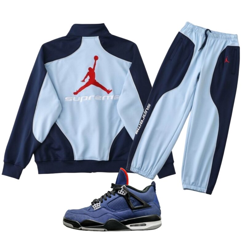 Jordan 4 + Chandal Jordan x Supreme