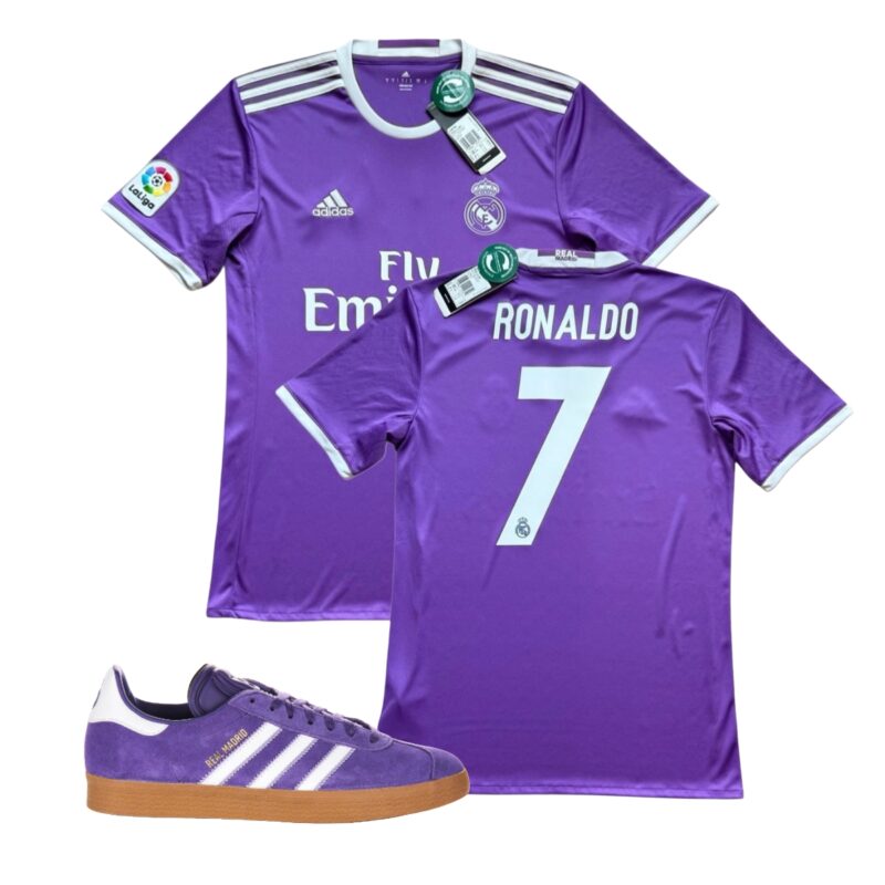 Camiseta Ronaldo + Adidas Gazelle