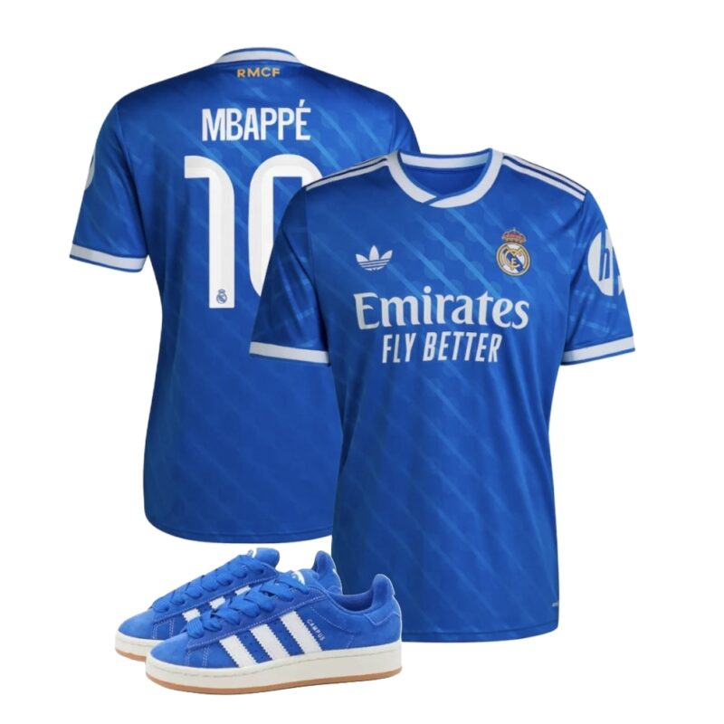 Camiseta Mbappe + Adidas Campus
